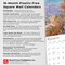 Claude Monet | 2026 12 x 24 Inch (Hanging) Monthly Square Wall Calendar | Foil Stamped Cover | Plastic-Free